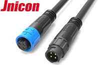 Connecteurs imperméables de la baïonnette LED de Jnicon, 4 cables connecteur hommes-femmes à C.A. de Pin