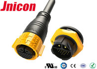 Poussez les connecteurs mâles Imperméables de serrure 2 données de puissance de Pin Jnicon M25 avec l'approbation d'UL