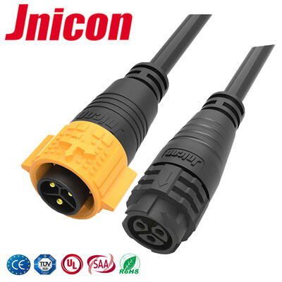 Connecteurs de câbles M19 Push Lock imperméable à l'eau 3 broches Power Connecteur automobile