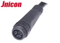 La LED allument le PVC imperméable de Pin 300V du cable connecteur M16 3 de XLR/matériel en nylon