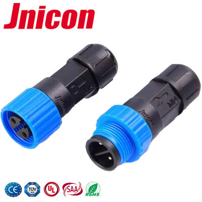 10A M15 2 broches connecteur de prise IP68 0,3 - 1,5 mm2 portée de câble pour équipement d'éclairage