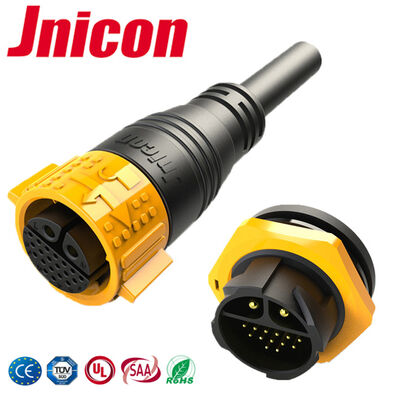 M25 Déconnexion rapide IP67 câble à bord 2+20 épingle 30A