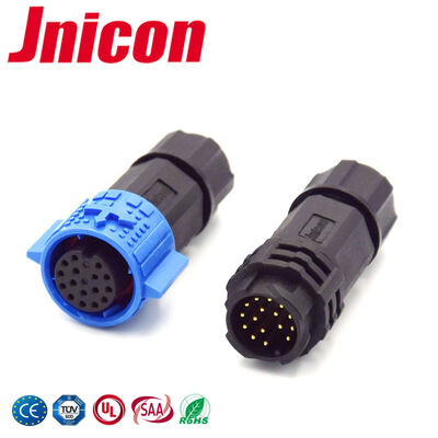 IP67 Waterproof Connector Plug 5A Circular Connector 18 Pin For Outdoor Lighting