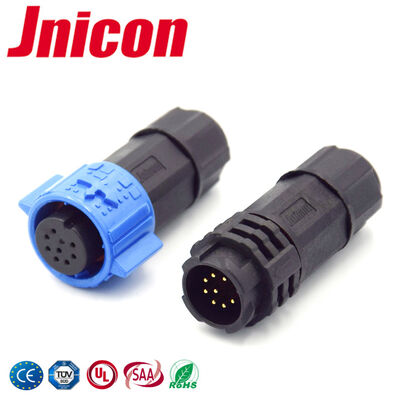 Indice de protection IP67 Connecteur de données M19 8 broches Assemblage de câble 300V 5A pris en charge