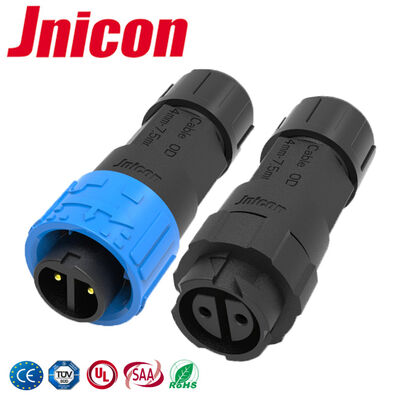 M16 10A 2 broches connecteur IP68 300V électrique connecteurs rapides mâles femelles