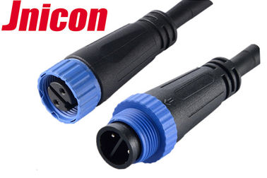 Connecteur imperméable LED, M15 norme hommes-femmes de Pin IP68 2 du connecteur CSA