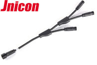 Cable connecteur imperméable en plastique de mini branche de Y, cable connecteur extérieur de 2 bornes