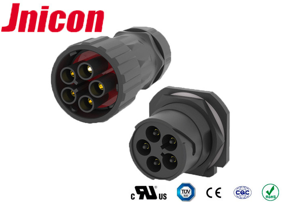 M40 inverseur photovoltaïque circulaire de la baïonnette 50A 5 Pin Male Female Connector For