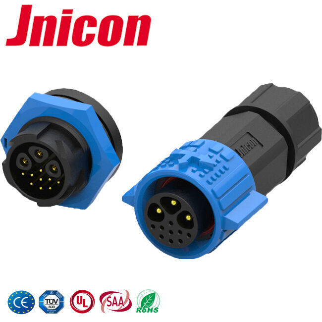 Connecteur circulaire 20A 12 broches alimentation signal M19 verrouillage rapide étanche