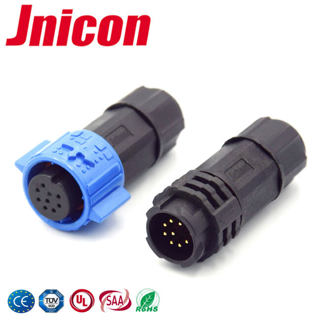 Indice de protection IP67 Connecteur de données M19 8 broches Assemblage de câble 300V 5A pris en charge