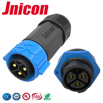 M25 en laiton plaqué or 3 broches connecteur de prise 60A Pour la nouvelle énergie