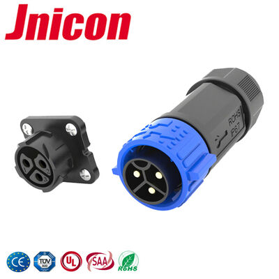 M25 Certification UL obtenue 3 broches connecteur monté sur panneau IP67 connecteur étanche extérieur