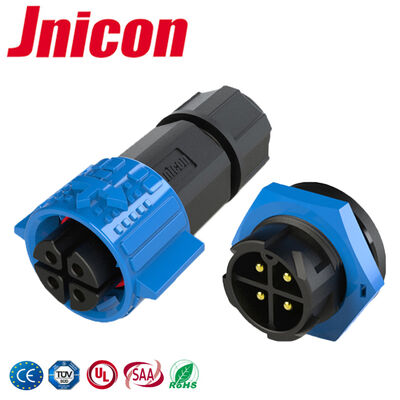 M19 4 broches connecteur de courant élevé 20A connecteurs imperméables à l'eau 300V Quick Lock