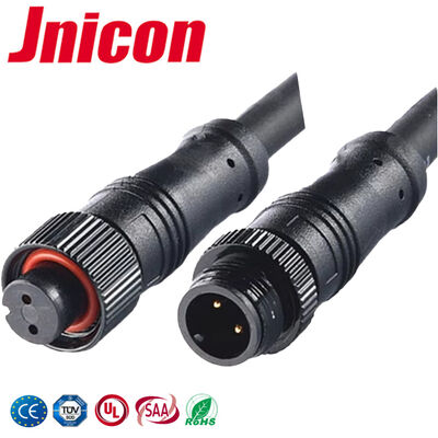 Connecteurs électriques étanches M12 10A 300V pour câbles d'alimentation LED