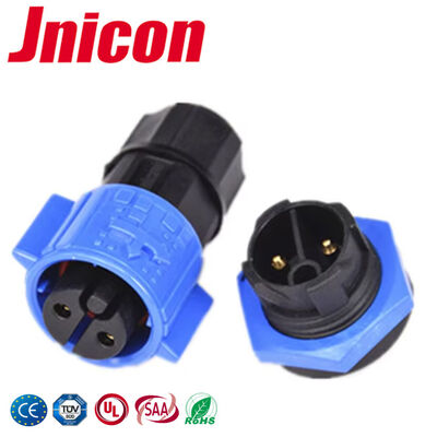 Connecteur fil-carte IP67 2 broches étanche pour alimentation 300V pour électronique extérieure