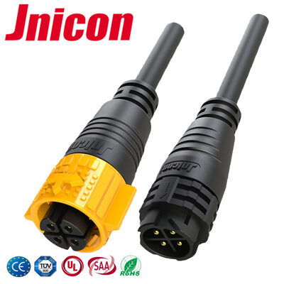 Connecteur étanche à l'eau de 300 V 20 A DC 4 broches Connecteur d'alimentation industriel mâle femelle