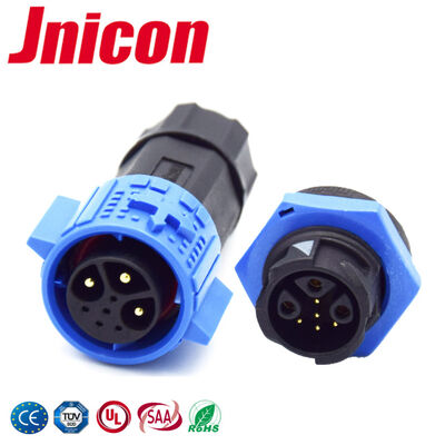3+5 Pin M19 15A+5A étanche à l'eau Rapide connexion du fil à bord Connecteurs de verrouillage à pression