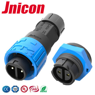 M16 -40℃~105℃ Connecteur d'alimentation étanche à 2 broches 10A Connecteur mâle et femelle d'extérieur