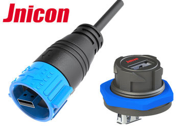 Un type connecteurs évalués d'IP USB masculins à la résistance UV de longévité élevée femelle