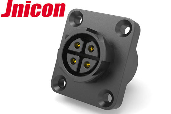 Jnicon M19 IP68 20A à vis de sécurité imperméabilisent la femelle des connecteurs 300V 4 Polonais